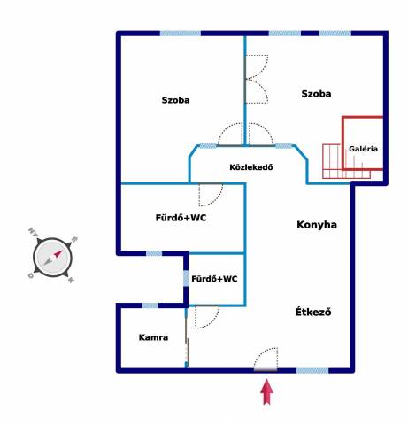 Eladó 72 m2-es téglalakás Budapest VI. kerület, Lovag utca - Budapest VI. kerület, Lovag utca - Tégla lakás 18