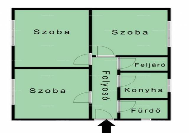 Eladó Sajóbábony csendes mellékutcájában egy 75 m² 3 szobás családi ház 665 m2 telken. - Sajóbábony - Családi ház 0