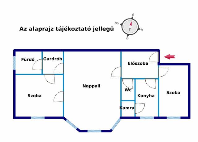 Eladó 90 m2-es téglalakás Pétfürdő - Pétfürdő - Tégla lakás 12