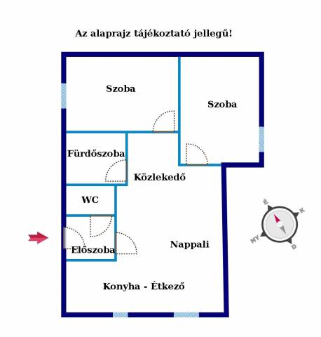 Eladó 49 m2-es téglalakás Hegyeshalom - Hegyeshalom - Tégla lakás 11