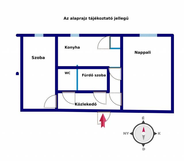 Eladó 50 m2-es téglalakás Szeged, Hüvelyk utca - Szeged, Hüvelyk utca - Tégla lakás 13