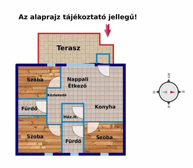 Eladó 72 m2-es téglalakás Siófok, Nincs utca - Siófok, Nincs utca - Tégla lakás 20