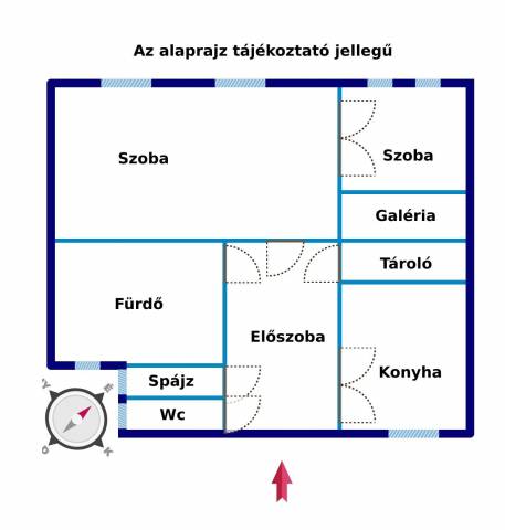 Eladó 75 m2-es téglalakás Budapest IX. kerület - Budapest IX. kerület - Tégla lakás 14