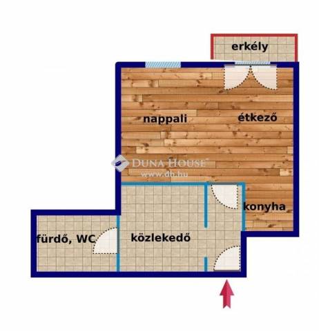 Kiadó lakás, Budapest 5. ker. - Budapest V. kerület, Hold utca - Tégla lakás 4