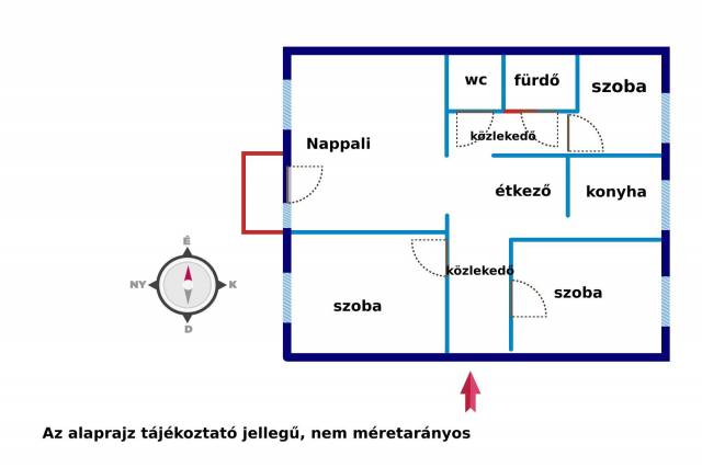 Eladó 82 m2-es panellakás Budapest IV. kerület - Budapest IV. kerület - Panel lakás 19