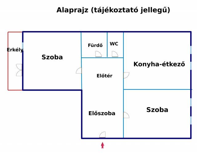 Eladó 53 m2-es panellakás Vác - Vác - Panel lakás 17