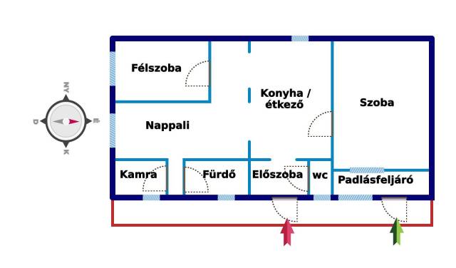 Eladó 62 m2-es családi ház Mánfa - Mánfa - Családi ház 15