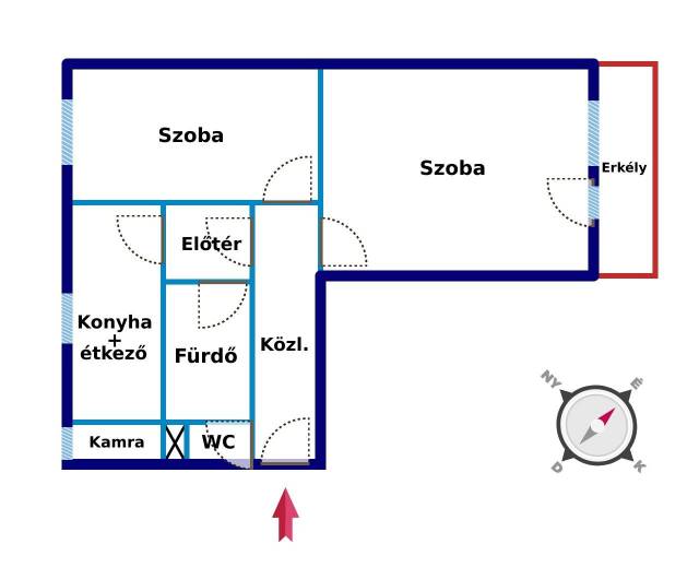 Eladó 62 m2-es téglalakás Budapest XX. kerület - Budapest XX. kerület - Tégla lakás 13