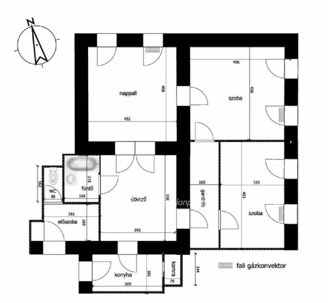 Eladó 98 m2-es téglalakás Budapest XIII. kerület, Göncz Árpád Városközpont - Budapest XIII. kerület, Göncz Árpád Városközpont - Tégla lakás 0